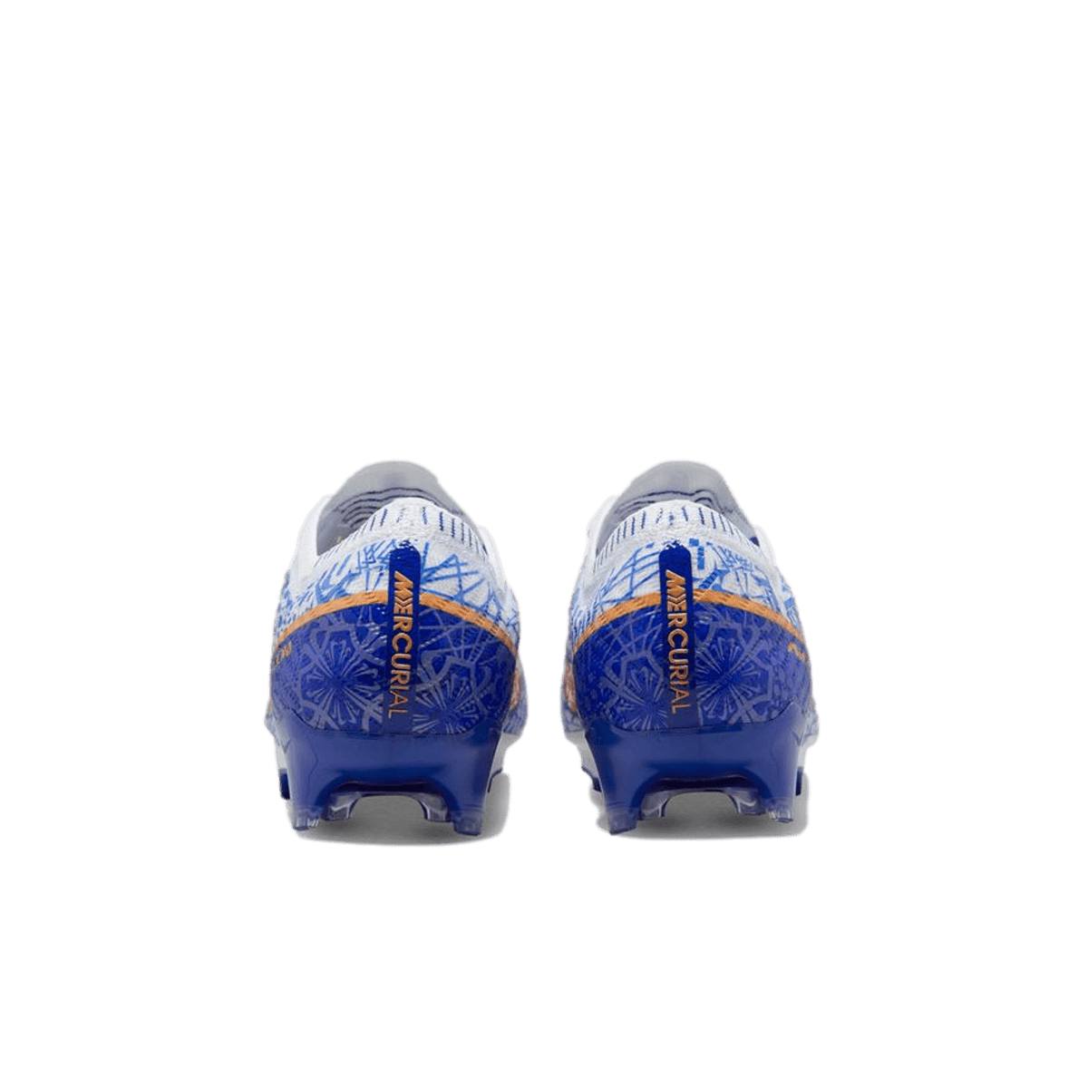 (NIKE-DQ5299-182) Botines para suelo firme Nike Zoom Mercurial Vapor 15 Elite CR7 [BLANCO/COBRE METALIZADO-CONCORD] (Lanzamiento 3/11/22)