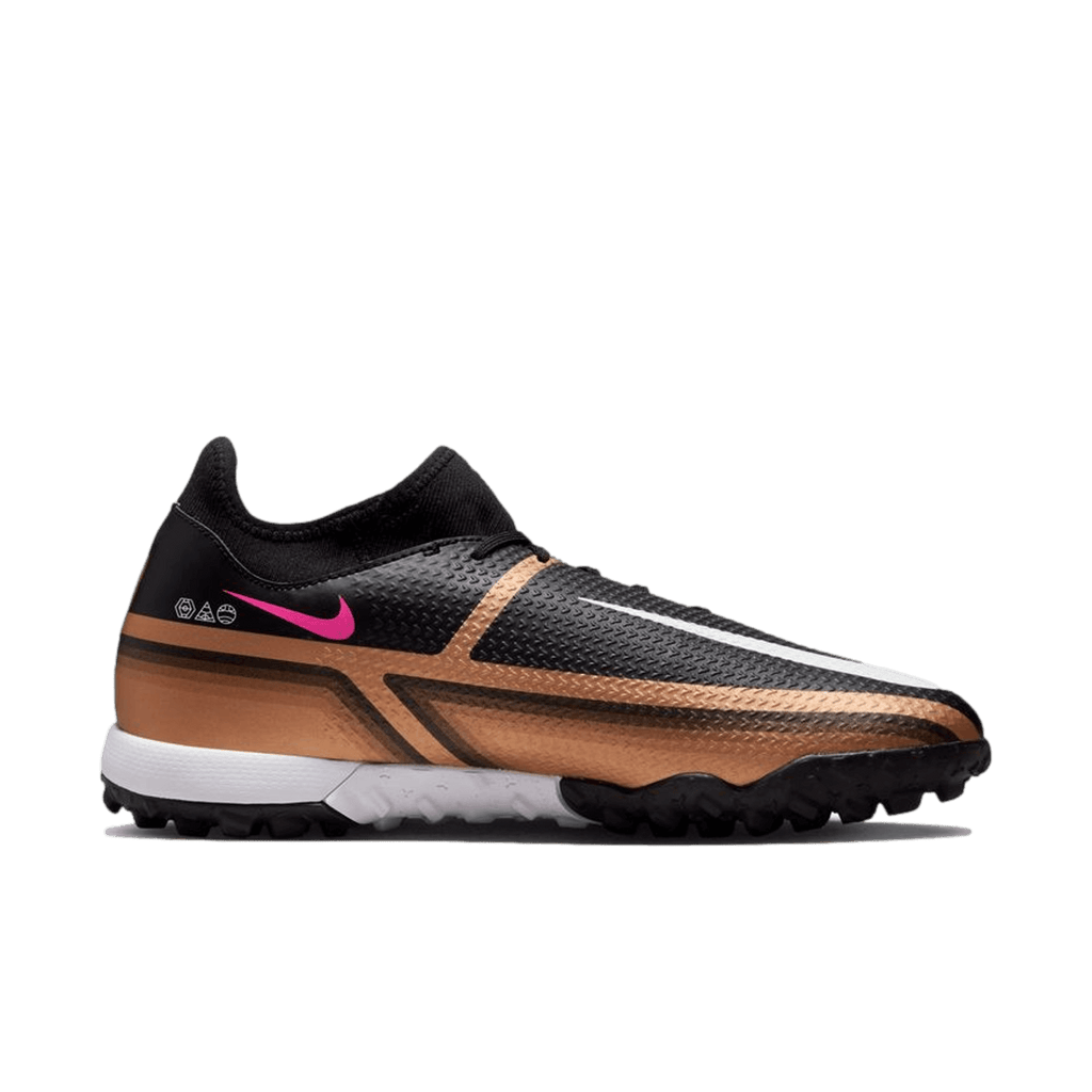 Nike Phantom GT2 Academy Dynamic Fit Turf Shoes Soccer DR5966-810 Gold