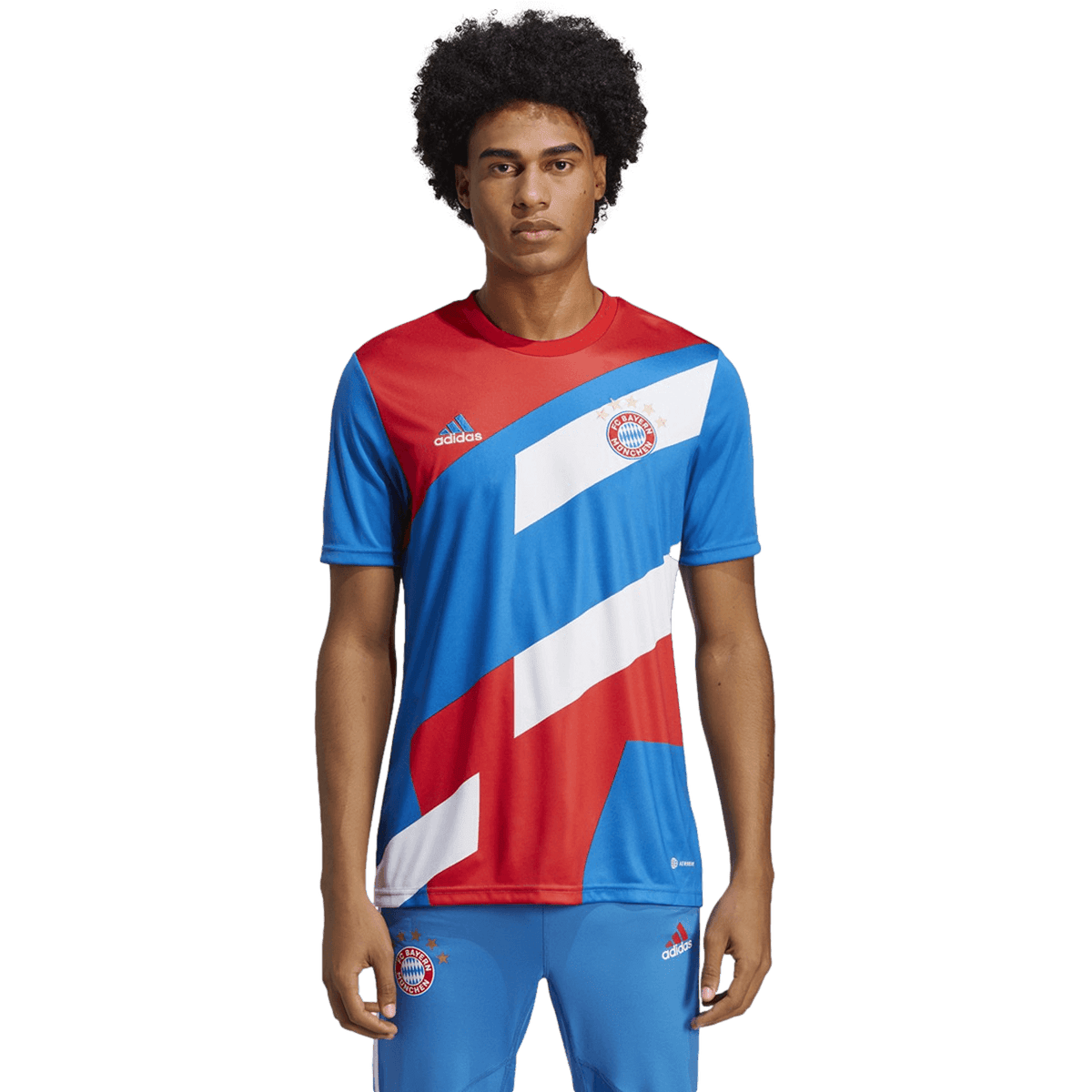 Adidas Men's Bayern Munich Pre-Match Soccer Jersey - Red