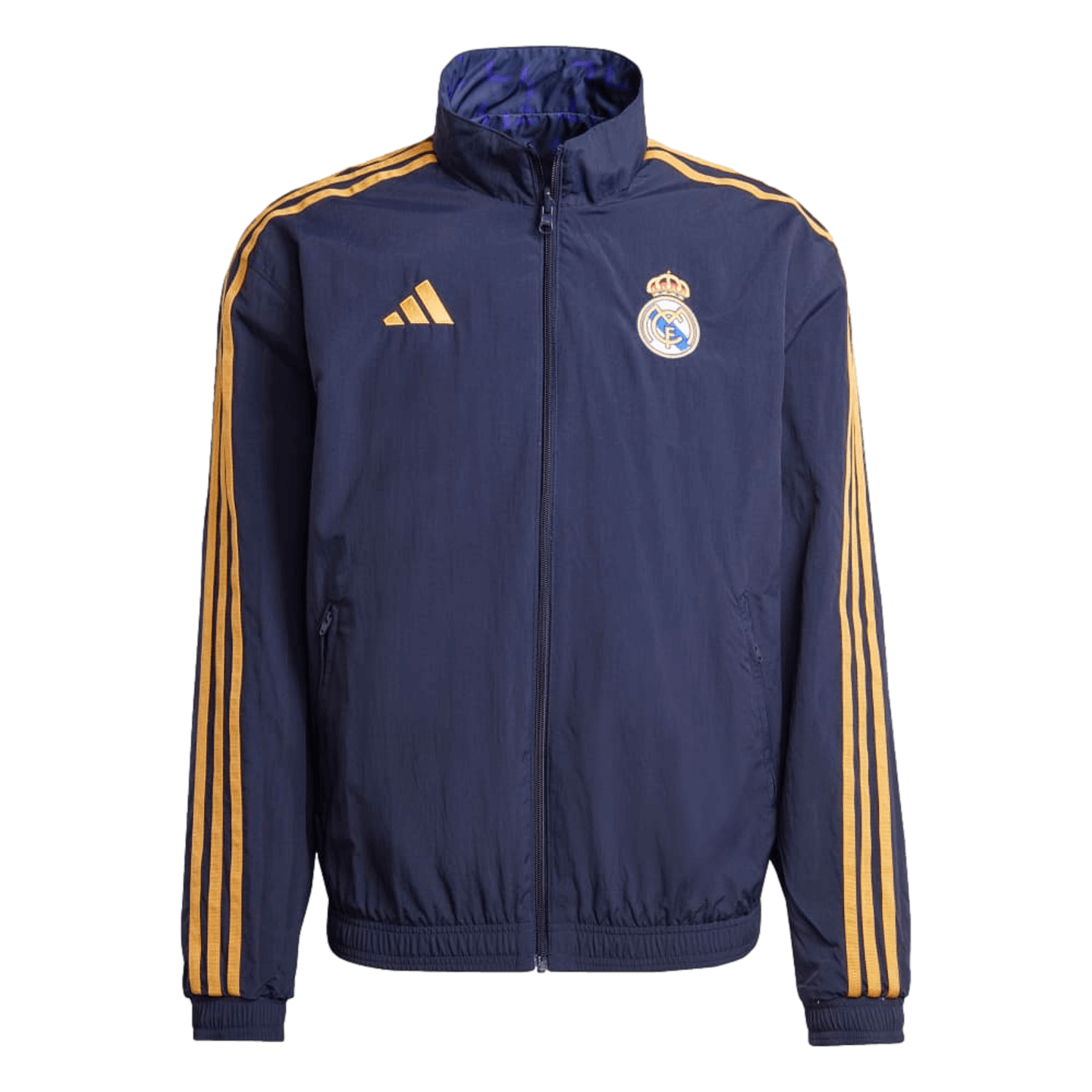 adidas Real Madrid ジャケット ネイビー Adidas Real Madrid Anthem Jacket Soccer IQ0549 Navy Blue – U90 Soccer