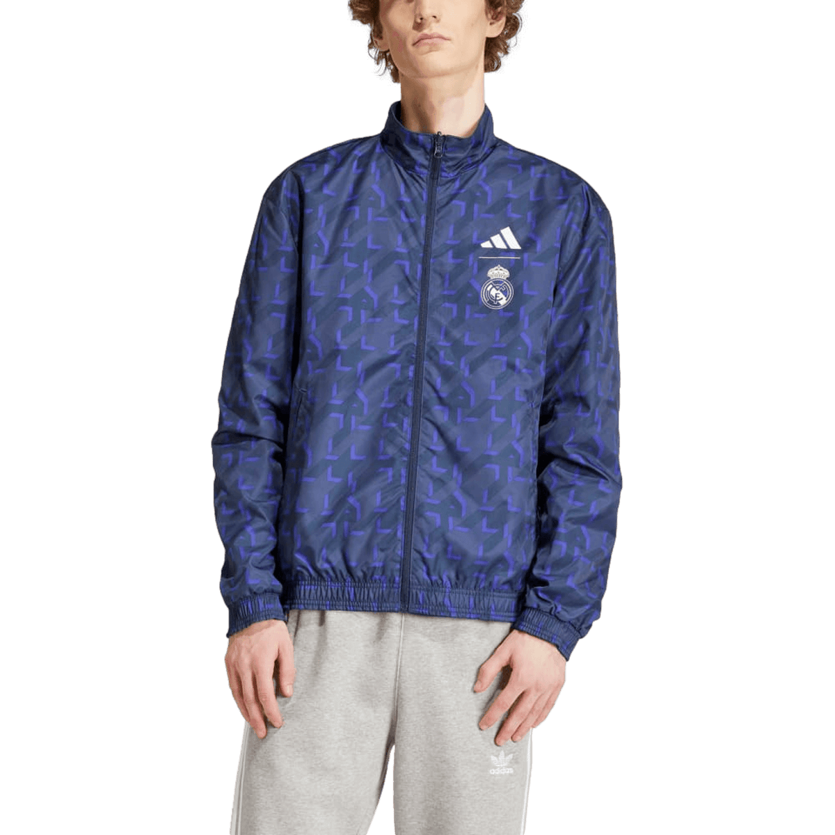 Adidas Real Madrid Reversible Anthem Jacket IQ0549