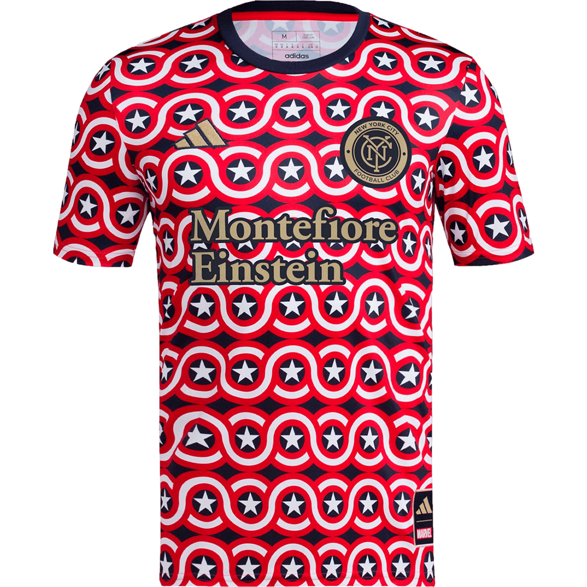 Adidas New York City FC Captain America Pre-Match Jersey IQ4215