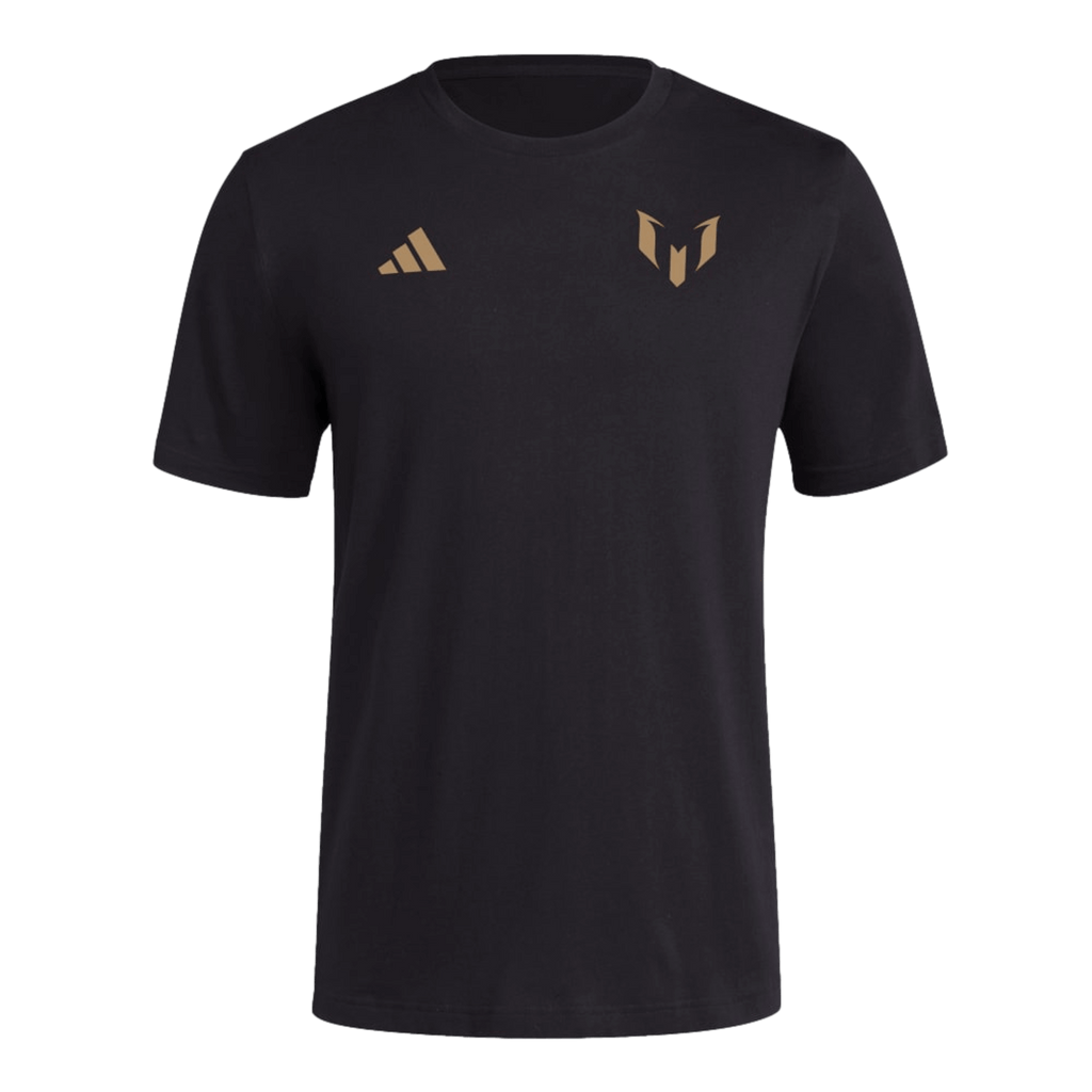 Adidas Messi Gold Name and Number Tee JC5160
