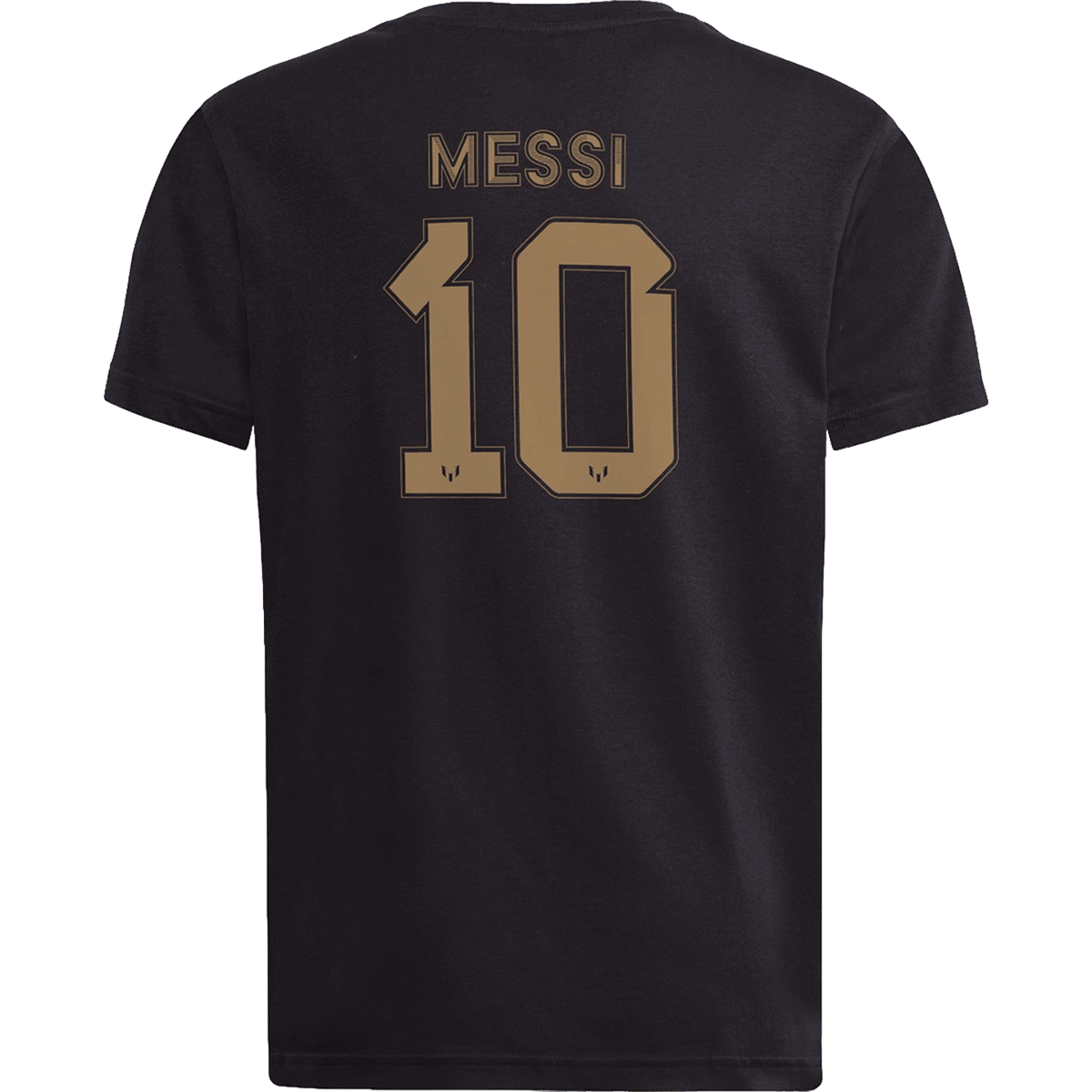 Adidas Messi Name & Number Gold Youth Tee JC5171