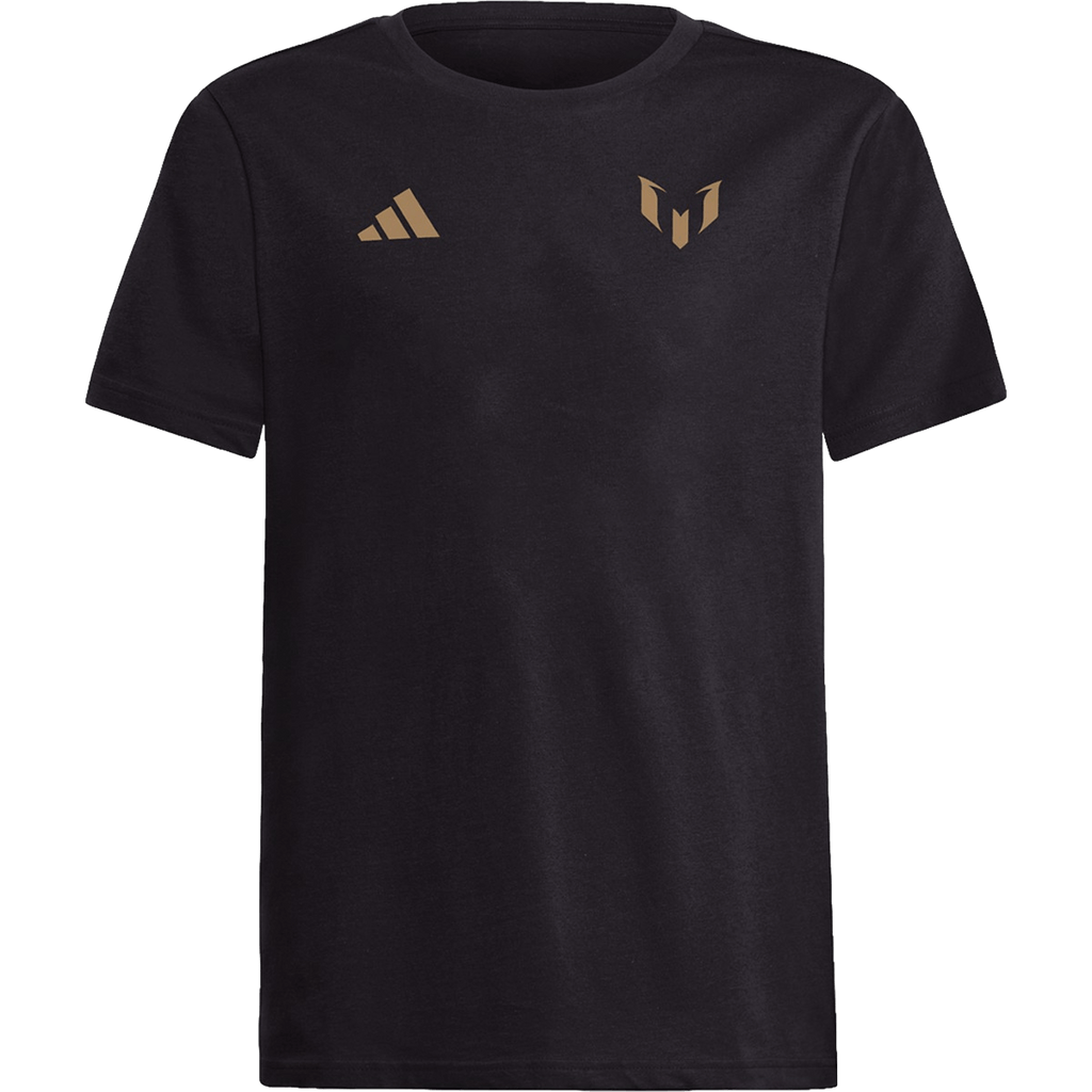Adidas Messi Name & Number Gold Youth Tee JC5171