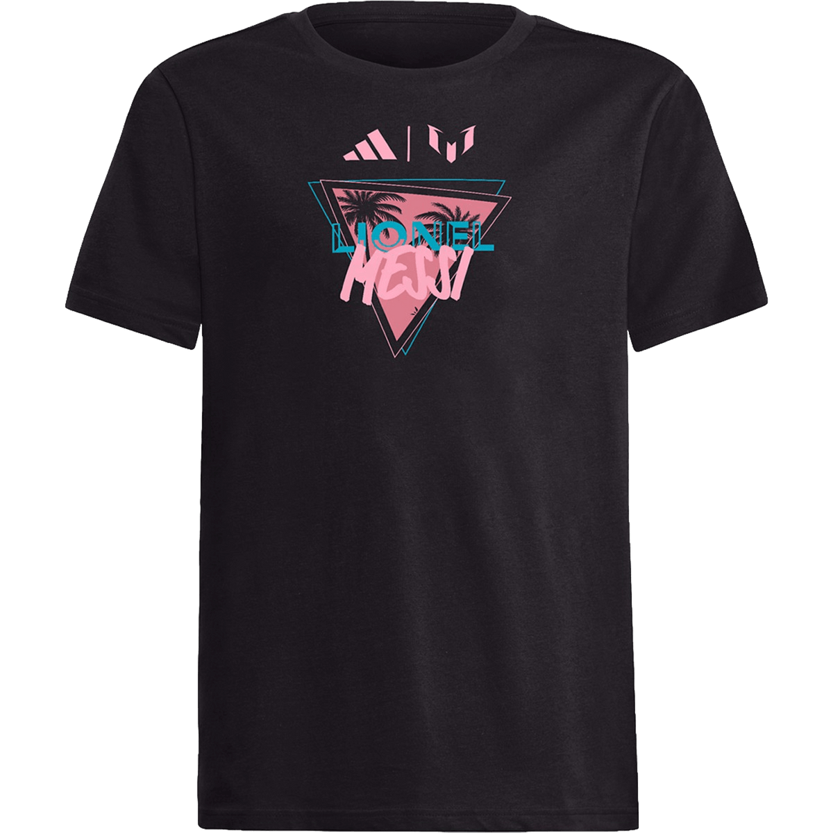 Adidas Messi Palm Tree Miami Youth Tee JD8409