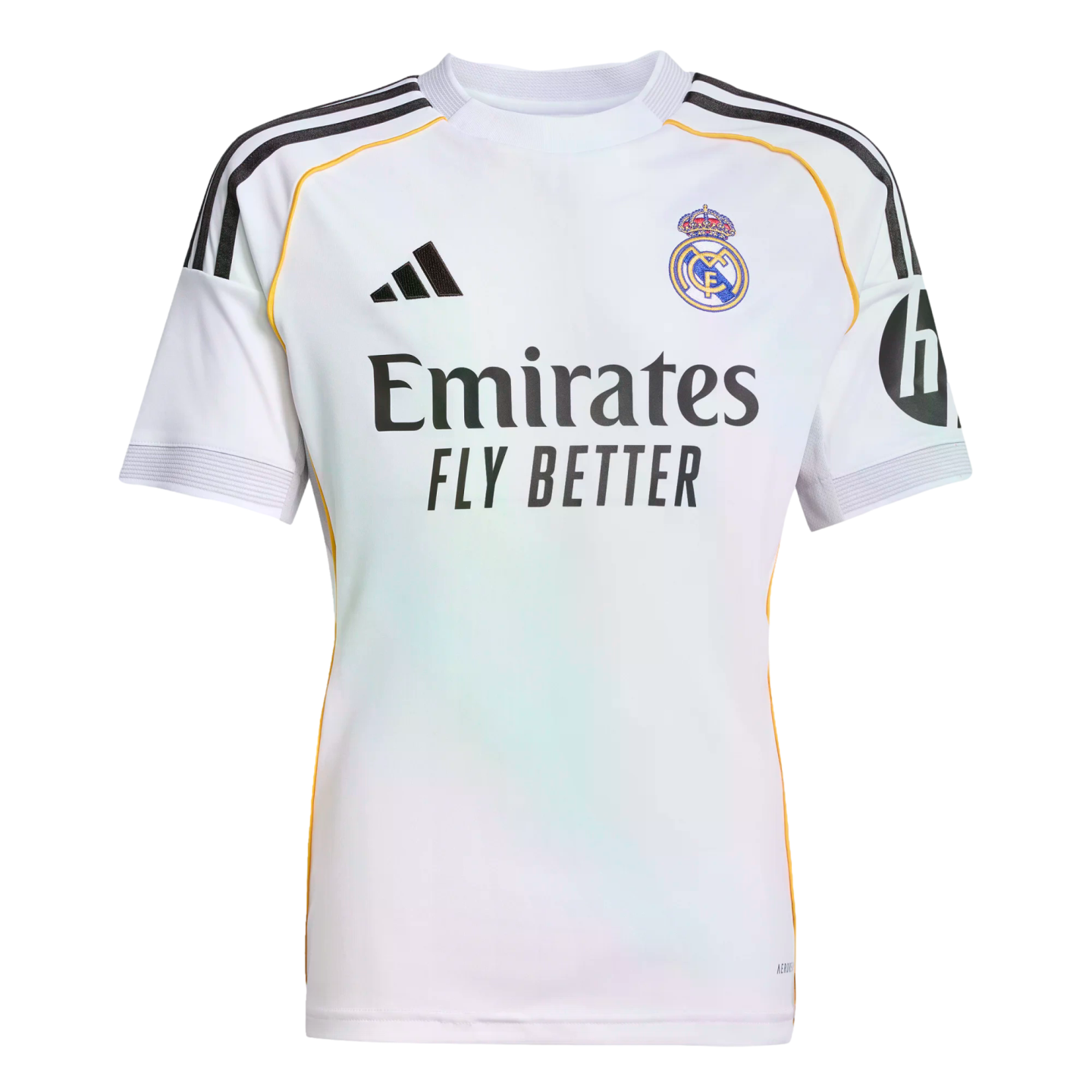 Adidas Real Madrid 25/26 Youth Home Jersey Soccer JN8887 White