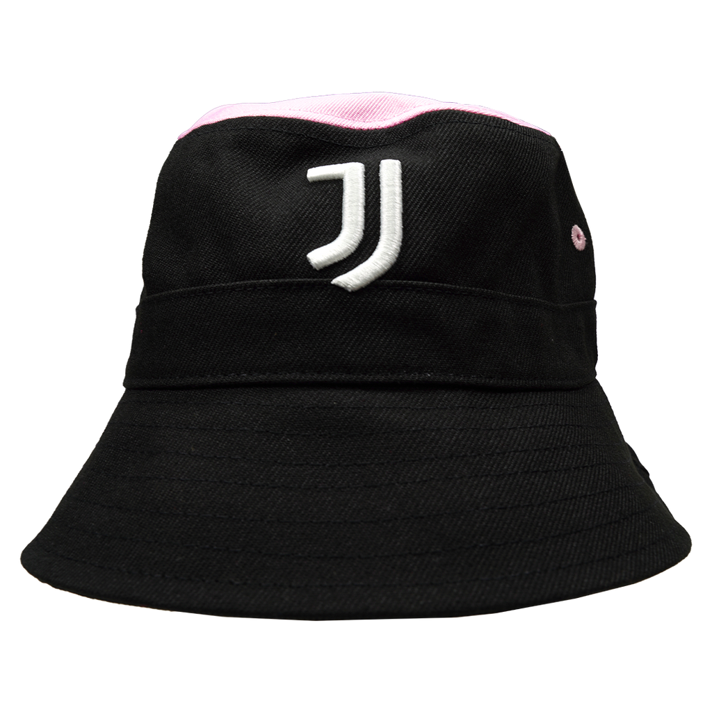 Juventus Black and Pink Bucket Hat
