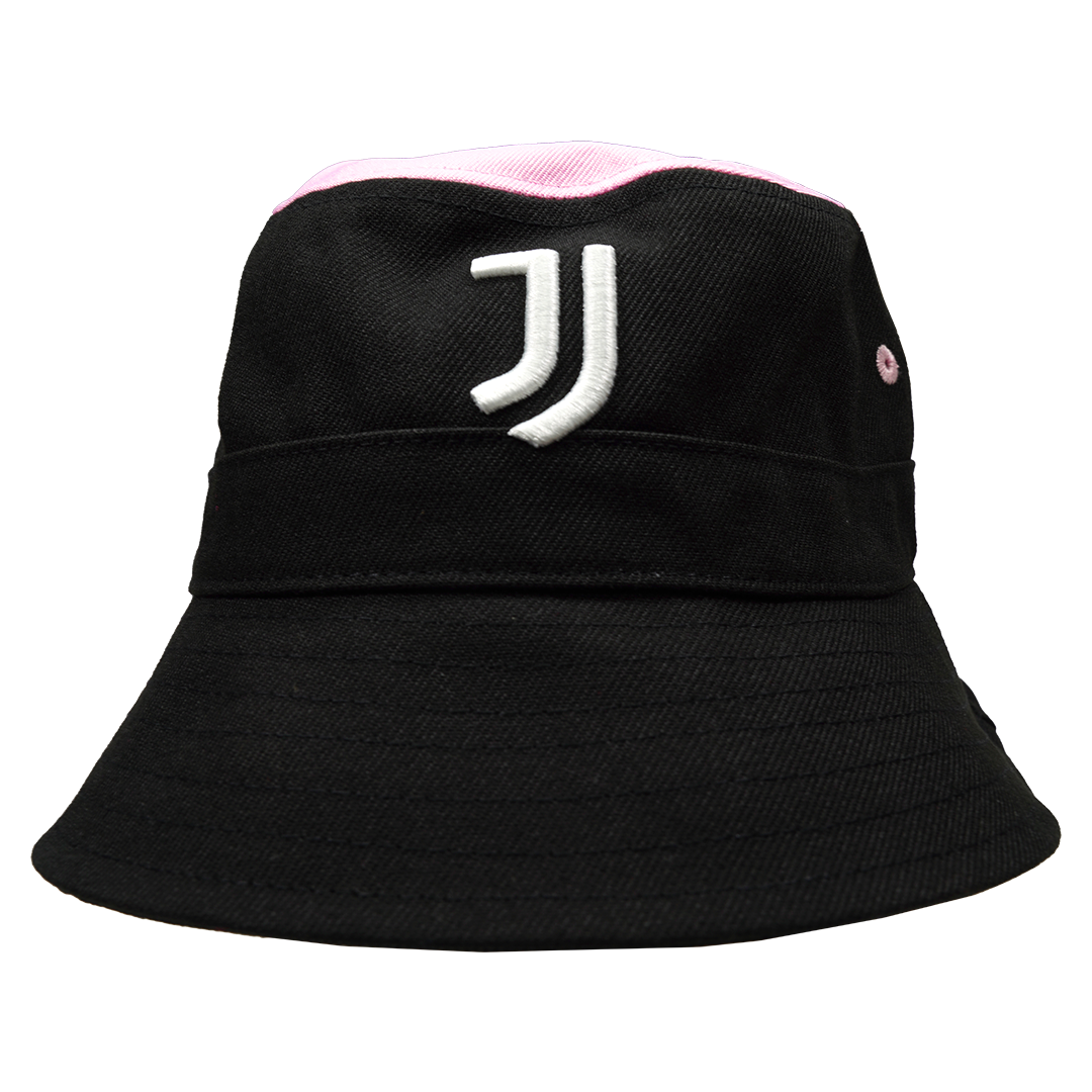Juventus Black and Pink Bucket Hat