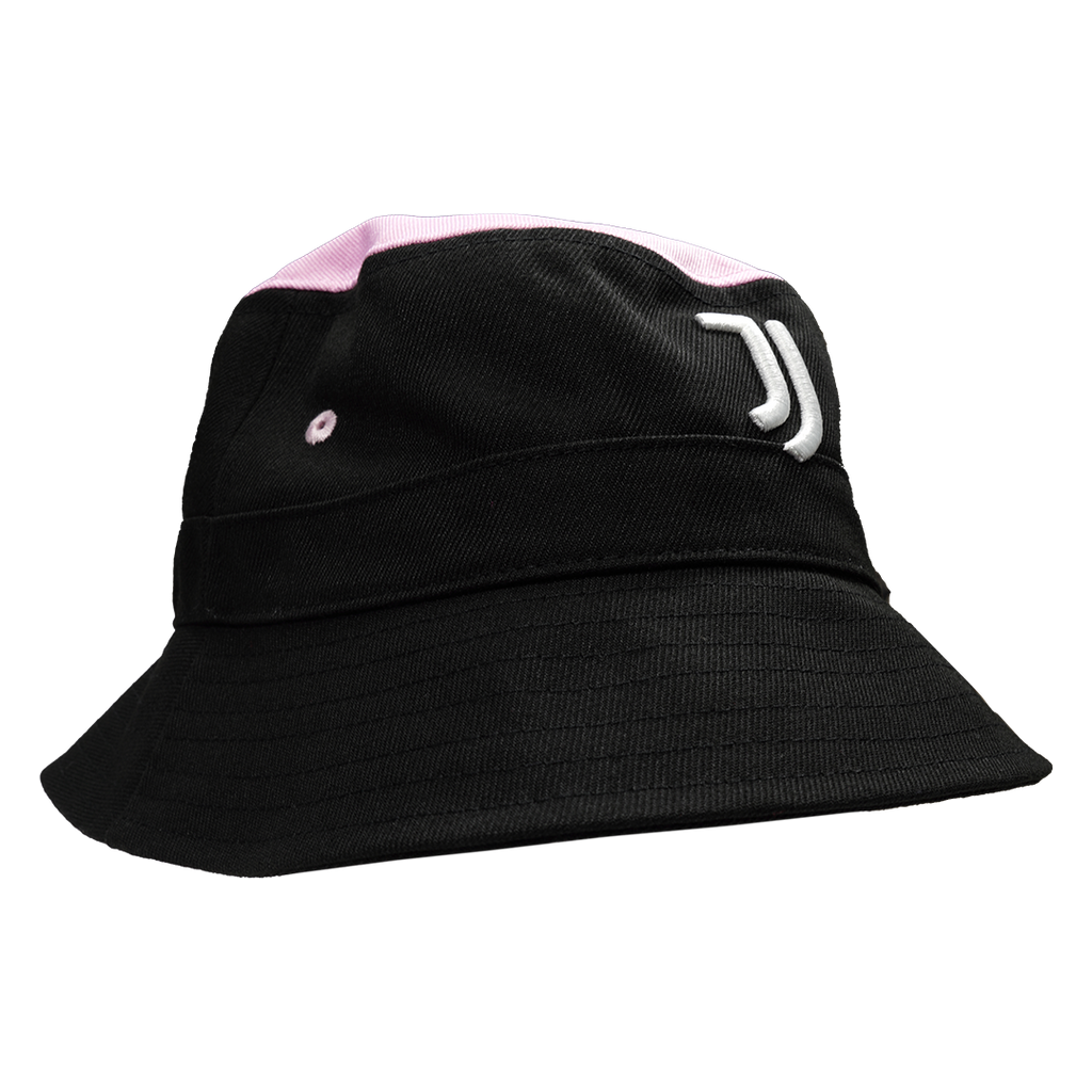 Juventus Black and Pink Bucket Hat