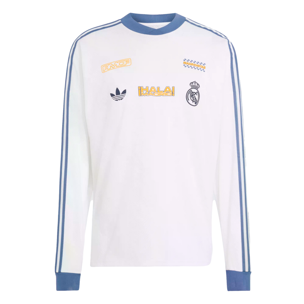 Adidas Real Madrid Lifestyler Long Sleeve Jersey