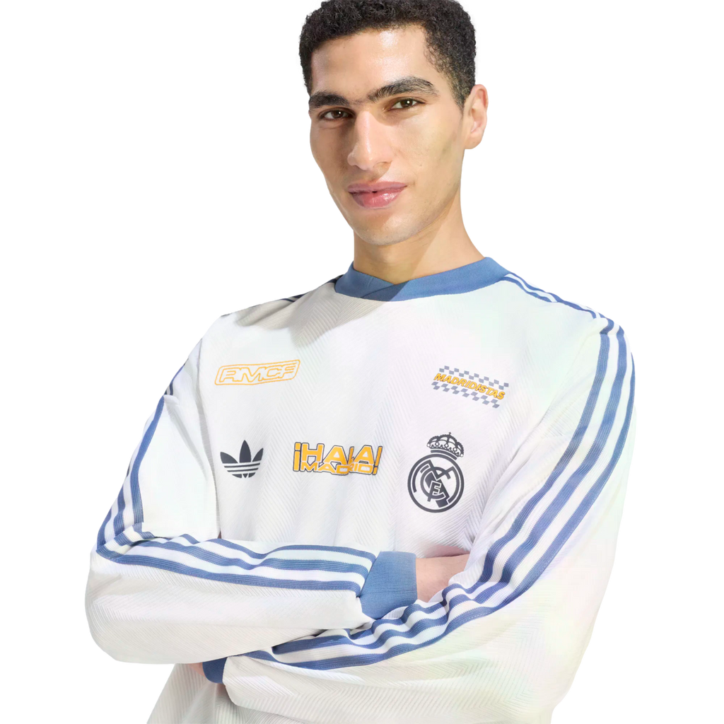 Adidas Real Madrid Lifestyler Long Sleeve Jersey