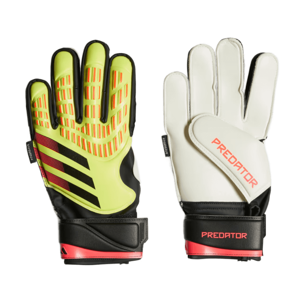 Adidas Predator Match Fingersave Youth Goalkeeper Gloves IQ4035