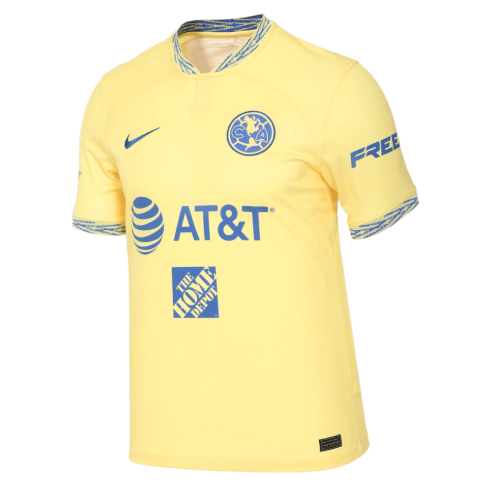 Nike Club America 22/23 Home Jersey - Yellow