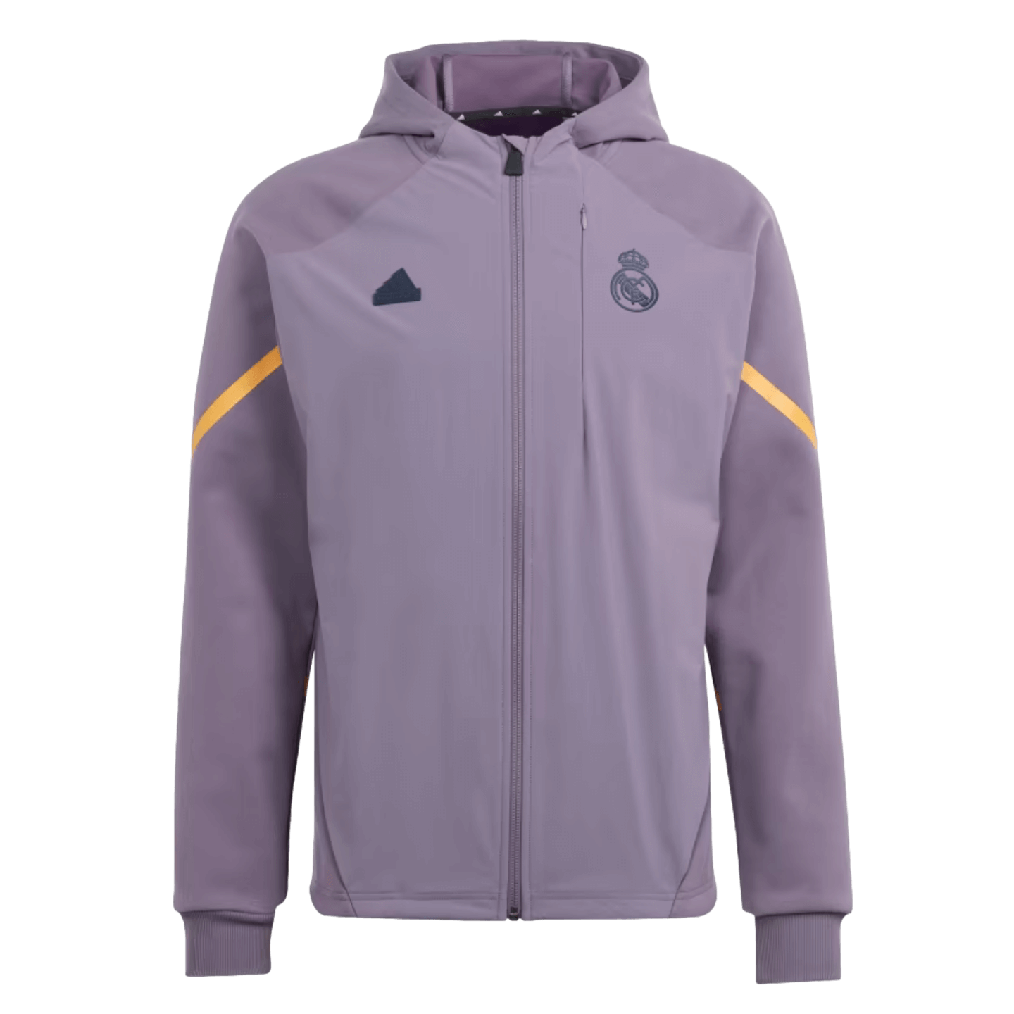 Adidas Real Madrid D4GMD Full Zip Hoodie Soccer HY0635 Purple