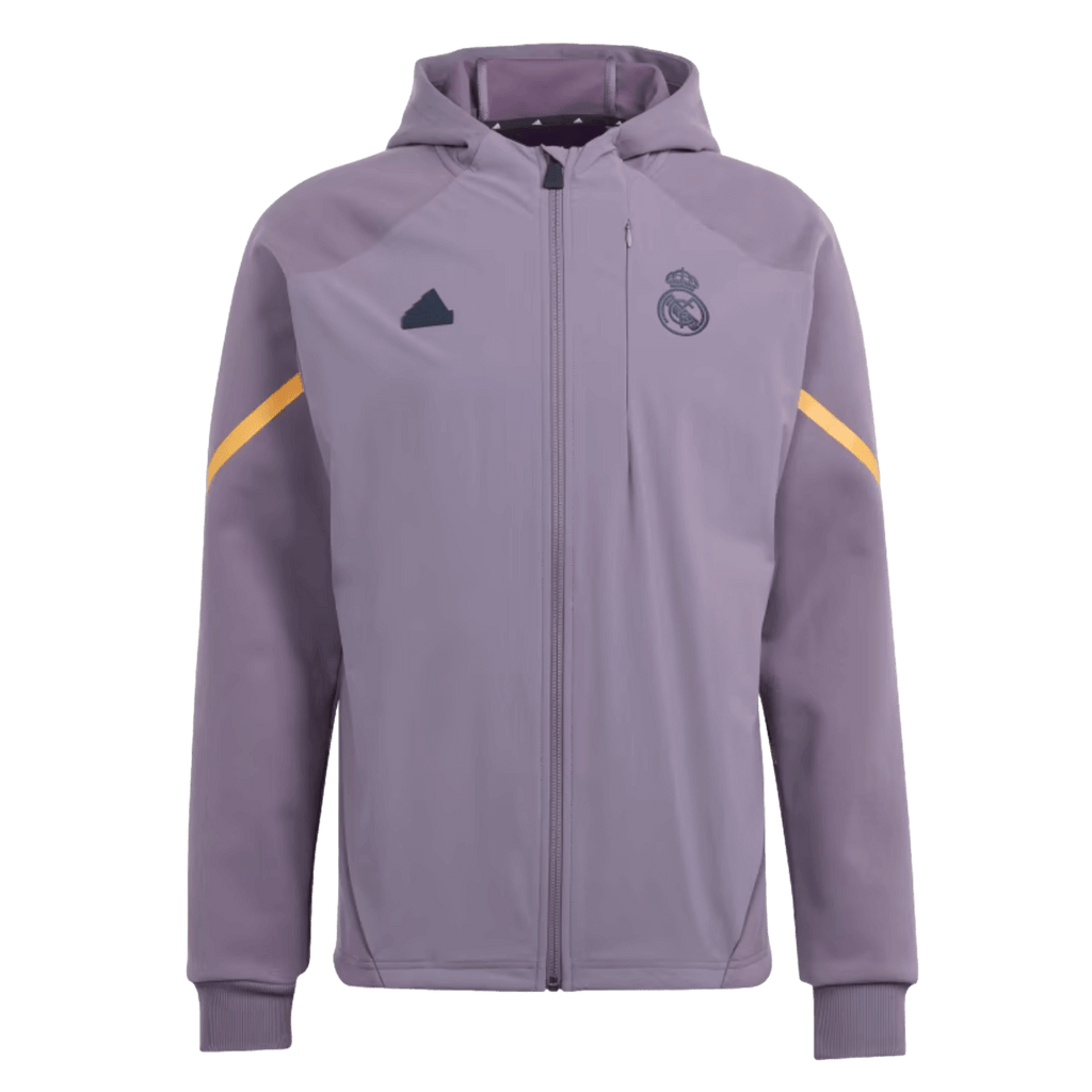 Adidas Real Madrid Designed for Gameday Full Zip Hoodie HY0635