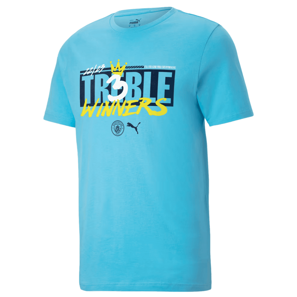 Puma Manchester City 22/23 Treble Winners Youth Tee 778683-04