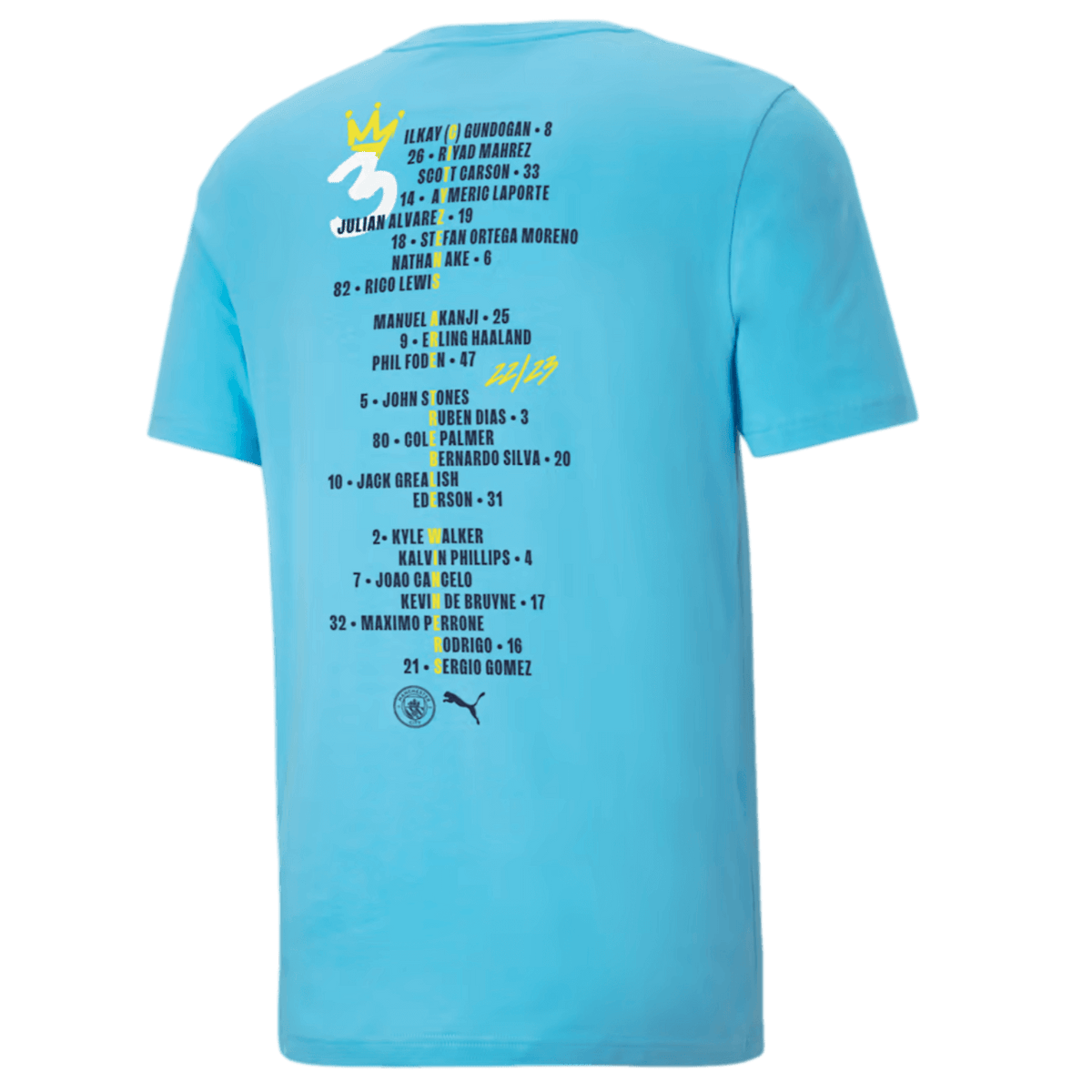 Puma Manchester City 22/23 Treble Winners Tee 778682-04