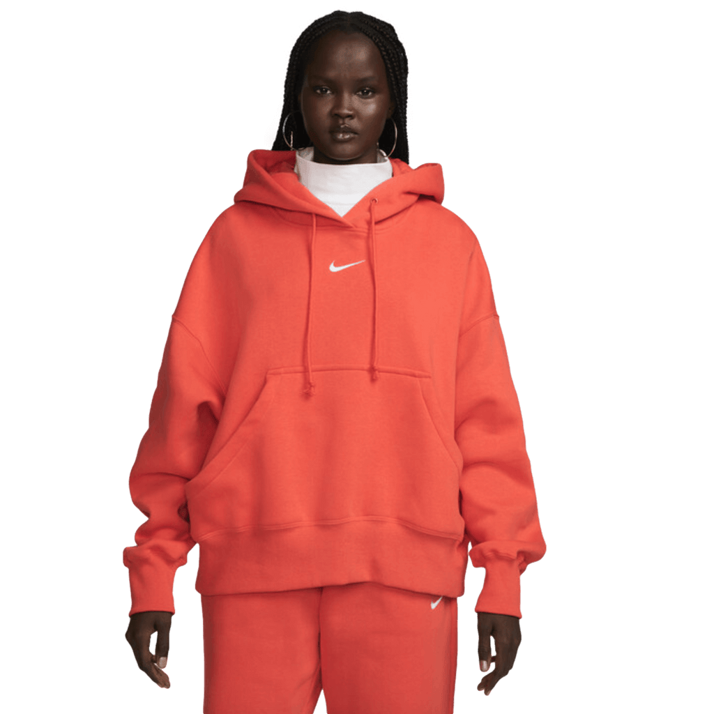 Nike Sportswear Phoenix Fleece Womens Oversized Hoodie - Red DQ5858-633