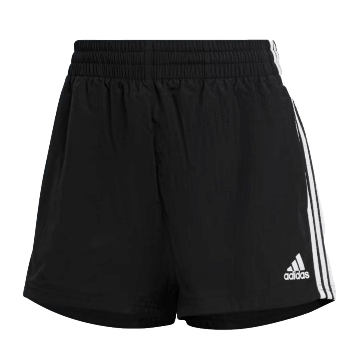 Adidas Essentials 3 Stripes Woven Womens Shorts - Black HE9345