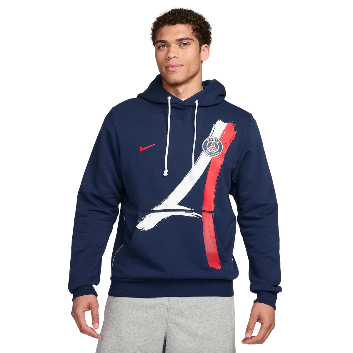 Nike Paris Saint-Germain Standard Issue Pullover Hoodie FQ3218-410