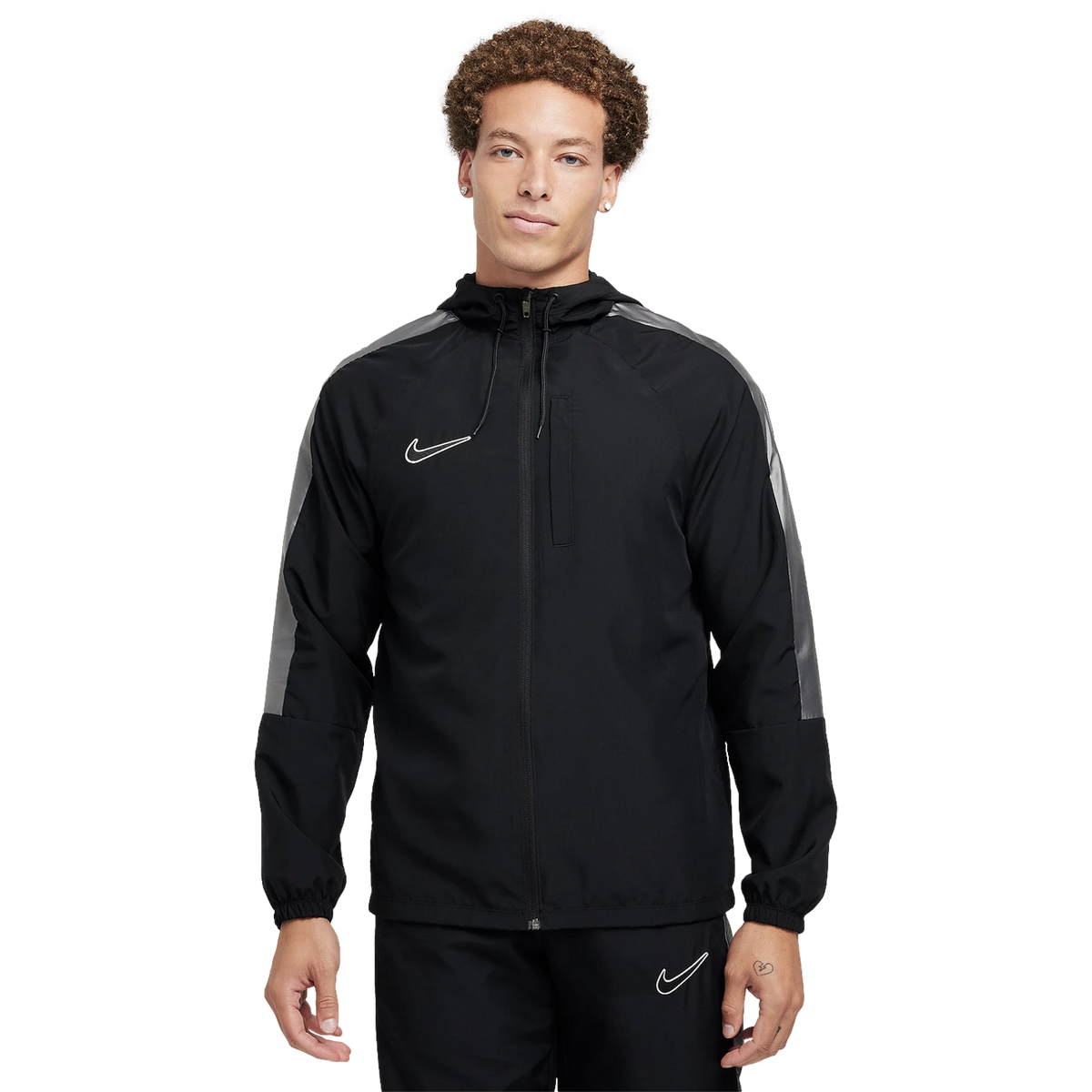 Nike Academy Water Repellant Hooded Jacket - Black FZ0585-010