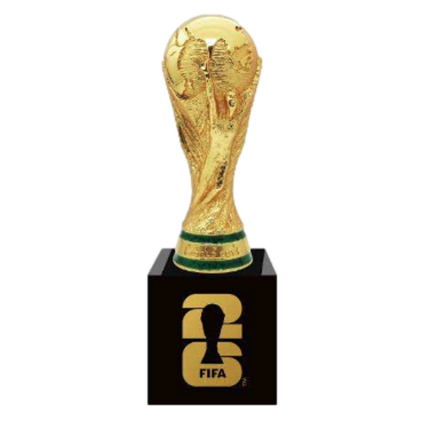 World Cup 2026 Trophy with Pedestal 70mm Soccer F26-TR-0004 Gold