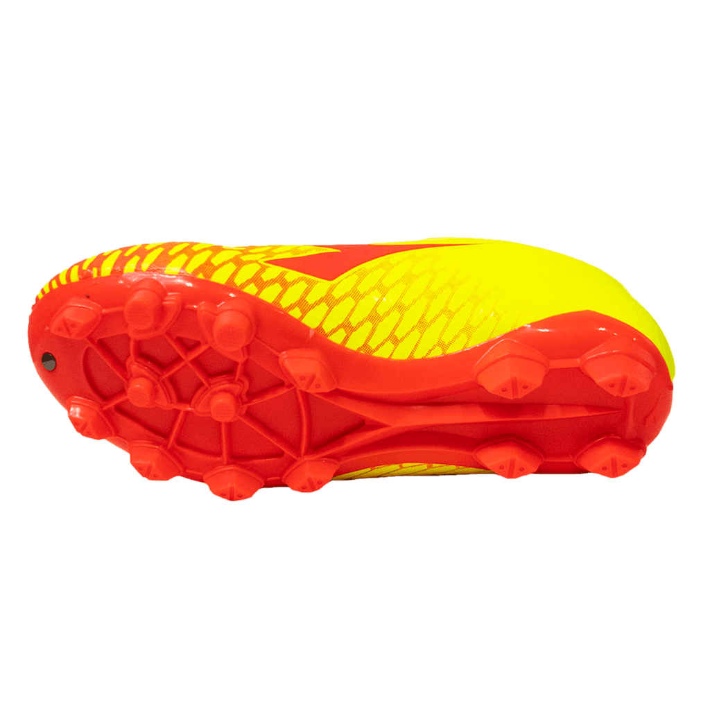 Diadora SMU Cattura LPU Youth Firm Ground Soccer Cleats - Yellow / Red