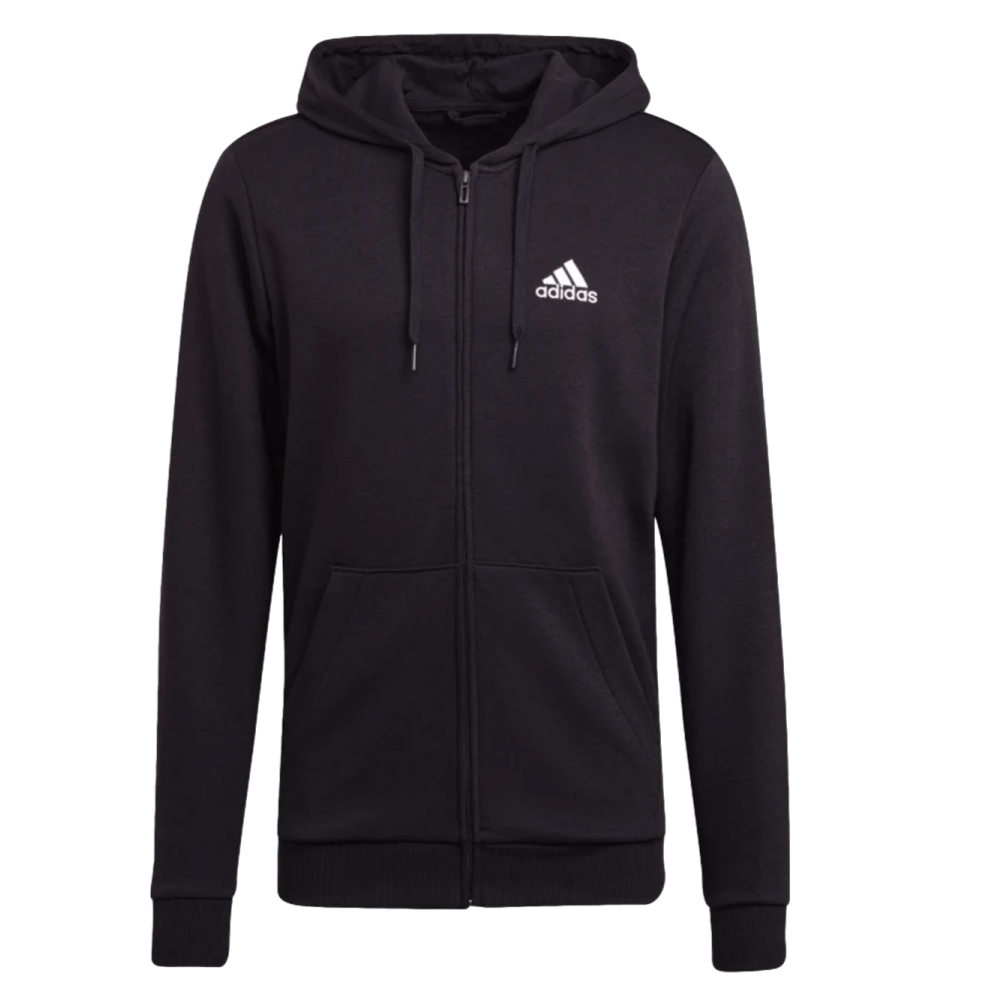 Adidas Essentials Full Zip Hoodie - Black GK9044