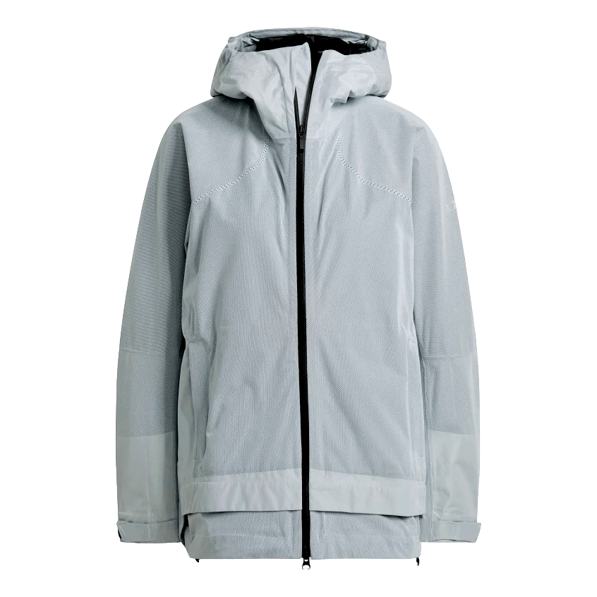 Adidas Terrex Primeknit Womens Rain Jacket - Grey GM4786