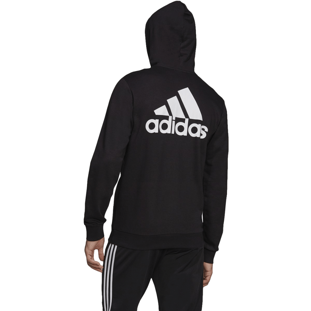 Adidas Essentials Full Zip Hoodie - Black GK9044