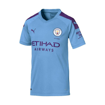 Puma Manchester City 19/20 Youth Home Jersey (with sponsor)