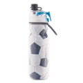 O2Cool Mist ‘N Sip Insulated Arctic Squeeze 20Oz Soccer Ball Water Bottle