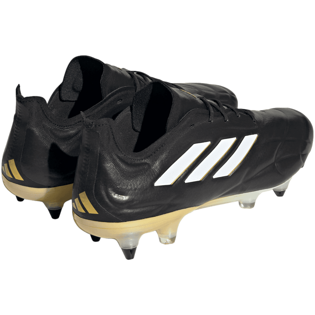 Adidas Copa Pure.1 SG Soft Ground Soccer Cleats - Black / White / Gold